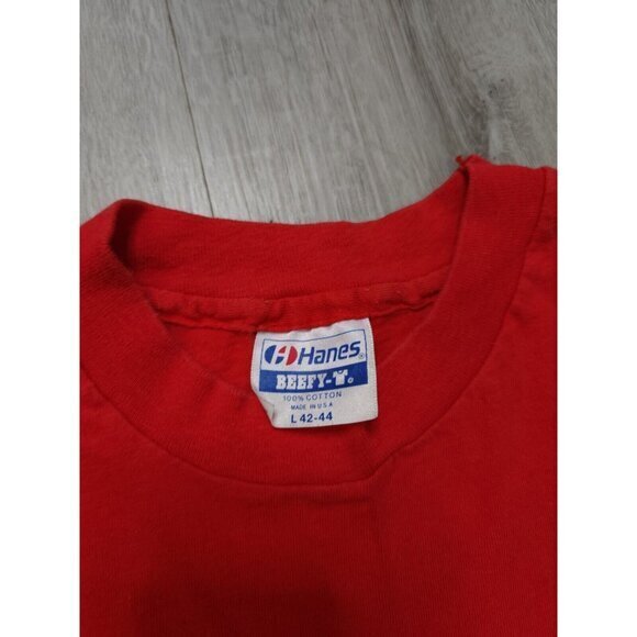 Vintage 90s Hawaii Floral T Shirt Mens‎ Medium / Large - Picture 8 of 9